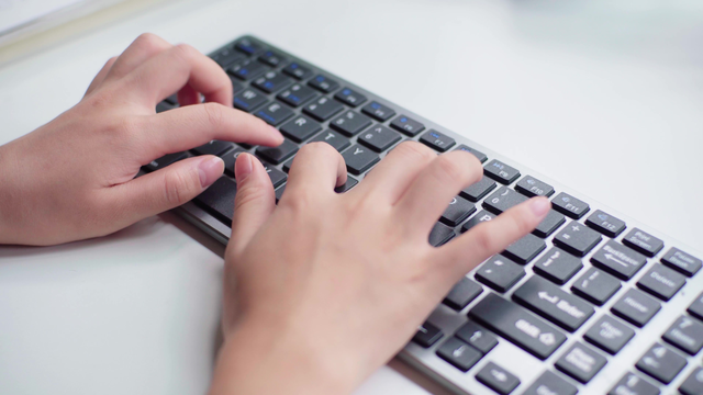 Our team collaborating in a modern office